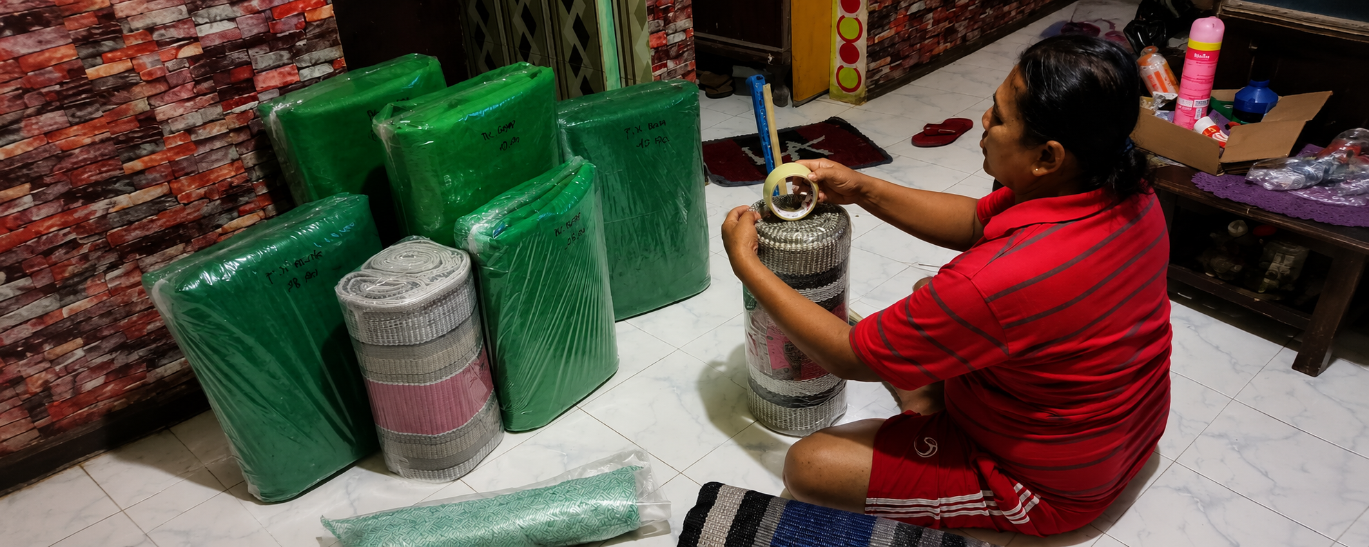 Karpet bersih & wangi